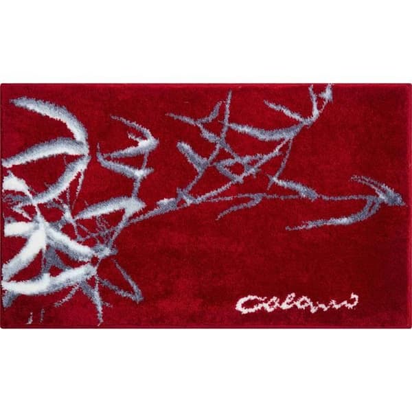 COLANI 23 badrumsmatta röd 70 x 120 cm / Färg: röd / Referens: b2611-023001007