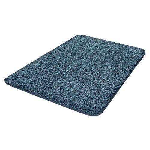Kleine Wolke Badmatta Seattle, Polyester, 70x 120x 3cm, Iceblue - 4071754225