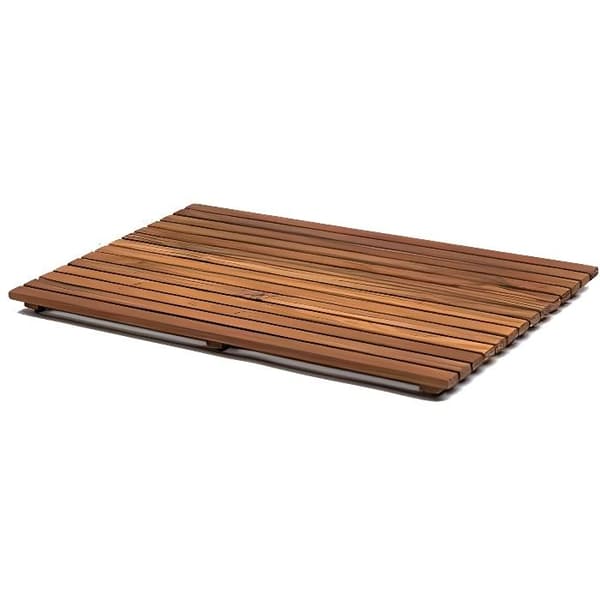 Duschgaller - Asinox - TEK4A5070 - Teak - 70 x 50 x 4 cm - Halkfritt