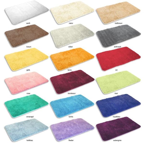 Mesana badrumsmatta - J-10049/103 - Kinzler Högkvalitativ mikrofiber, Polyester mikrofiber, Rosa, 70/120