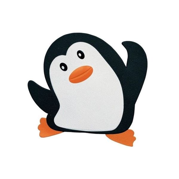 klisterfigur antislipp för dusch eller badkar PVC PINGY x5st Svart &amp; Vit Spirella
