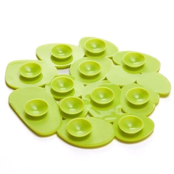 Halkfria dusch- eller badmattor PVC PEBBLES - MSV - Set om 4 - Säkerhet och komfort