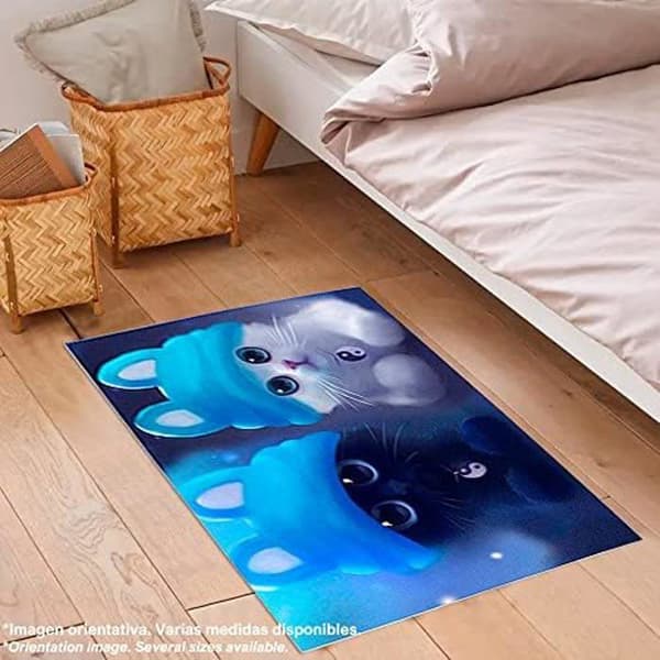 Matta - Ej specificerad - 100 x 150 cm - Polyester - Maskintvättbar - Unik design