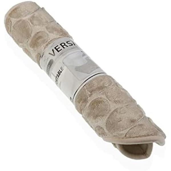 Badmatta - VERSA - Beige - 45 x 45 cm - Polyester - Tvättbar