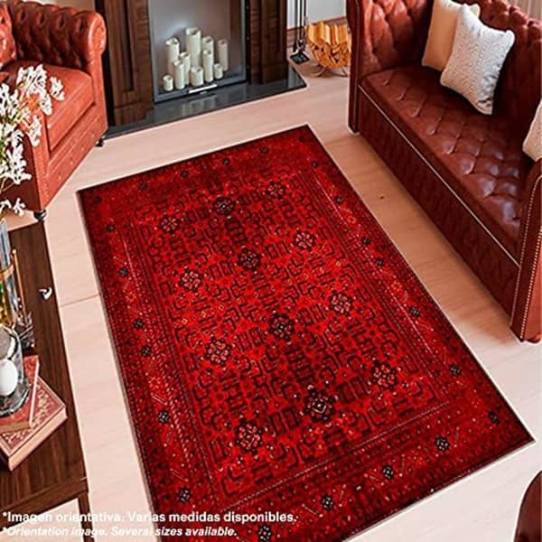 Matta - Ej specificerad - 100 x 150 cm - Polyester - Flerfärgad - Maskintvättbar