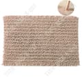 Miniatyrbild 1 av 3: TD® Halkfri badrumsmatta absorberande badrumsmatta beige badrumsmatta badrumsmatta 50*80 c