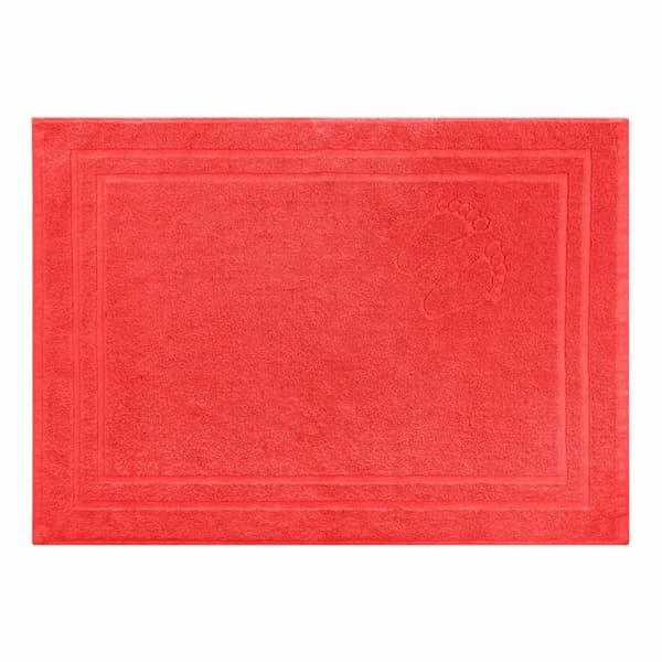 Mondo kylpyhuonematto 50x70 jalkaa punainen