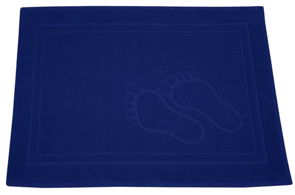 Greno Feet kylpyhuonematto 50x70 jalkaa laivastonsininen