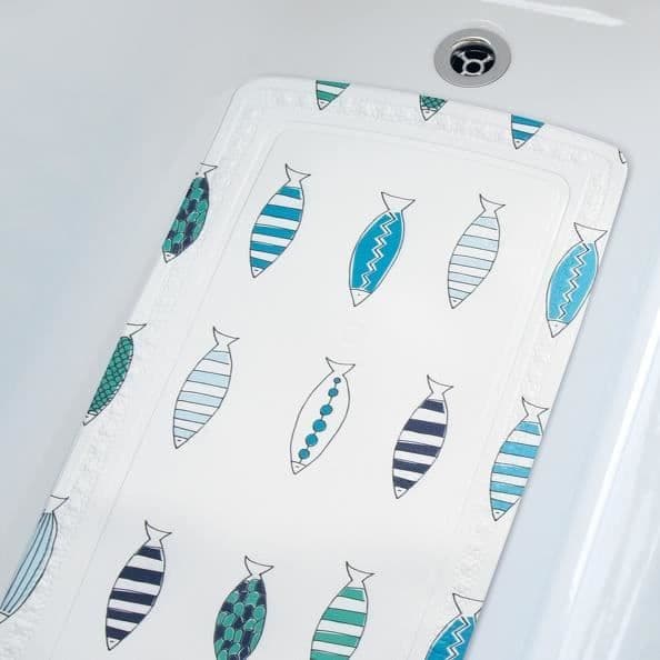 SANTORINI PVC badmatta - Spirella - 71x36cm - Blå