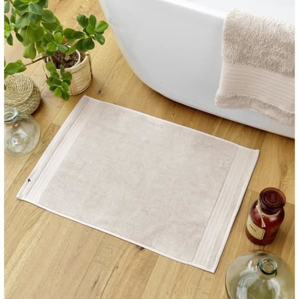 Badmatta "Garance" 50 x 70 cm / 100% Ekologisk Bomull / 600 gr/m² l'Effet Papillon - Garance Pampa - Badmatta 50 x 70 cm - Garanc