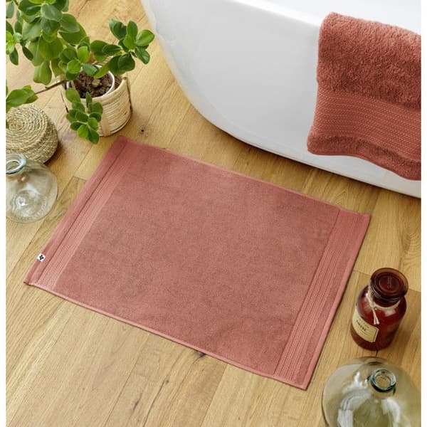 Badrug "Garance" 50 x 70 cm / 100% Ekologisk Bomull / 600 gr/m² l'Effet Papillon - Garance Terracotta - Badrug 50 x 70 cm - G