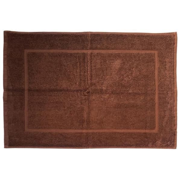 Badrug "Soft" 50 x 80 cm 100% Kammad bomull / 1000 gr/m² - Soft Valnöt