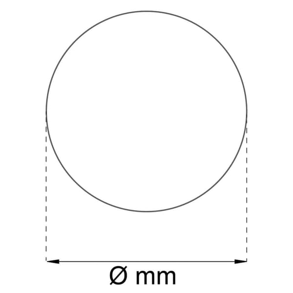 Habo Camelia Badematte Ø60-90
