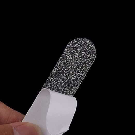 Förpackning med 24 genomskinliga halkskydd för dusch- och badmattor Vit 2 cm x 20 cm