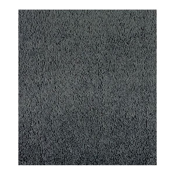 Badrumsmatta "Soft" 50 x 80 cm 100% Kammad Bomull / 1000 gr/m² - Soft Grå Antracit