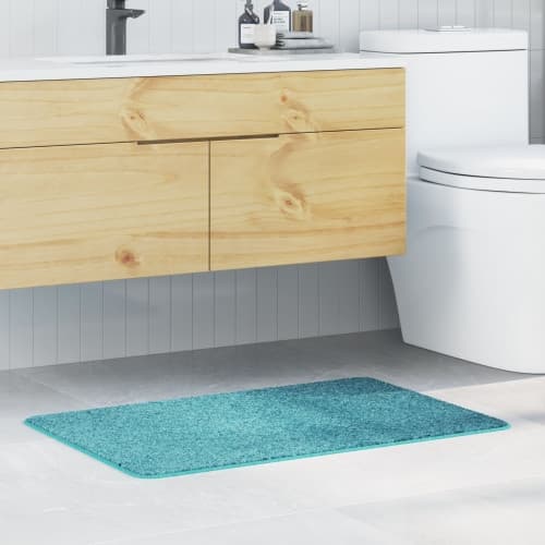 Badrumsmatta Rektangulär Orange 60x90 cm Polypropylen Halkfri