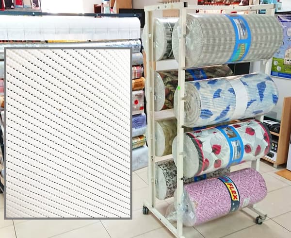 Badrumsmatta, heltäckningsmatta utskuren från rulle, bredd 65 cm (WZ10)