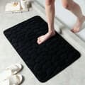 Pikkukuva 6 / 11: KYLPYHUONEMATTO Liukueste MEMORY FOAM Kivet MATTA Paksu MUSTA