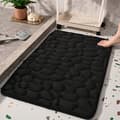 Miniatyrbillede 7 af 11: BADEVÆRELSESMÅTTE Skridsikker MEMORY FOAM Stenmåtte Tyk HVID