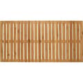 Miniatyrbild 1 av 4: WENKO rektangulärt duschgaller i bambu | Badmatta Badrum, Pool, Bastu, Badkar | Halkfritt | 100x50 cm