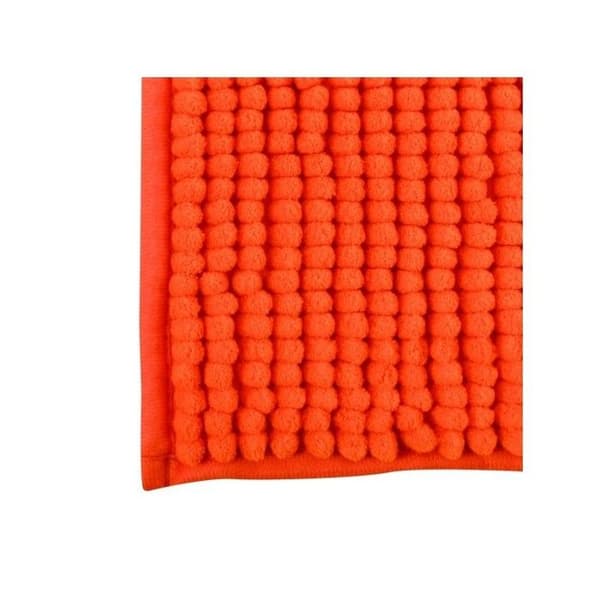 CHENILLE Mikrofiber badmatta - MSV - 40x60cm - Orange