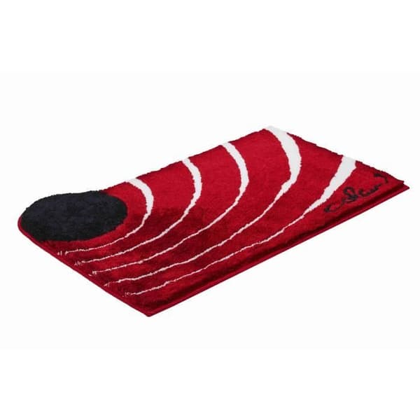 COLANI 2 badrumsmatta röd 70 x 120 cm / Färg: röd / Referens: b2627-023004007