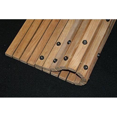 Duschgaller - Asinox - TEK4H8100 - Teakträ - 86 x 56 x 2,5 cm - Halkfri