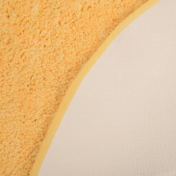 Gözze - 1025-13-110000 - Gozze rund badmatta 110 cm i diameter, polyester, Janue Soleil, 80 x 150 cm