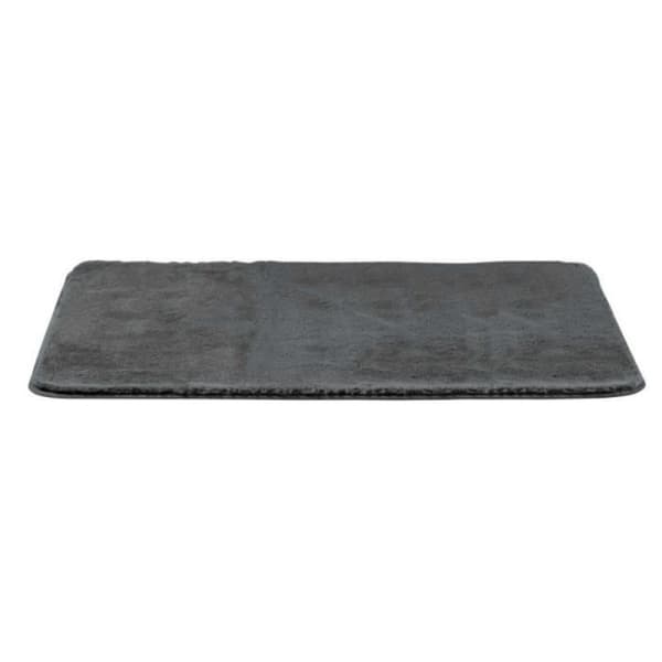 Badmatta - Wenko - "Saravan" halkfri mikrofiberbadmatta - Antracitgrå - L 80 x B 50 cm