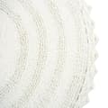 Miniatyrbild 2 av 4: Dii - CAMZ35690 - Virkad Kollektion Omvända Badmatta, Rund, 70 cm i diameter, Vit