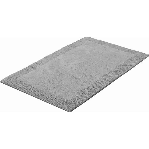 Grund Luxor Badmatta i Ekologisk Bomull Grå Sten 80x150 cm
