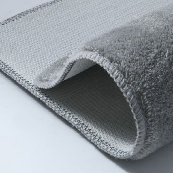 Badrug - SPIRELLA - ANDROS - 55x65 cm - Grå - 90% Polyester - Halkskyddande