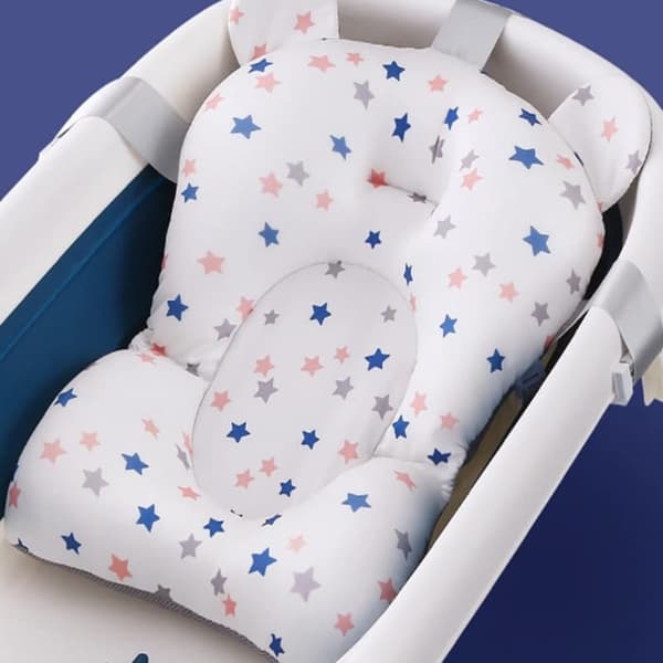 Babybadmatta Duschmatta Hopfällbar duschmatta Badkarssits, vit