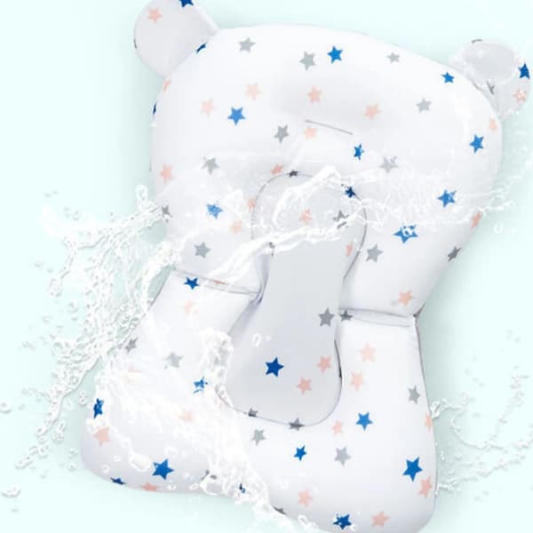 Babybadmatta Duschmatta Hopfällbar duschmatta Badkarssits, vit