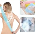 Miniatyrbild 3 av 6: Lollanda 4 st flerfärgad nylon japansk exfolierande duschskrubb bad tvättduk handduk kropp dusch rengöringssvampar
