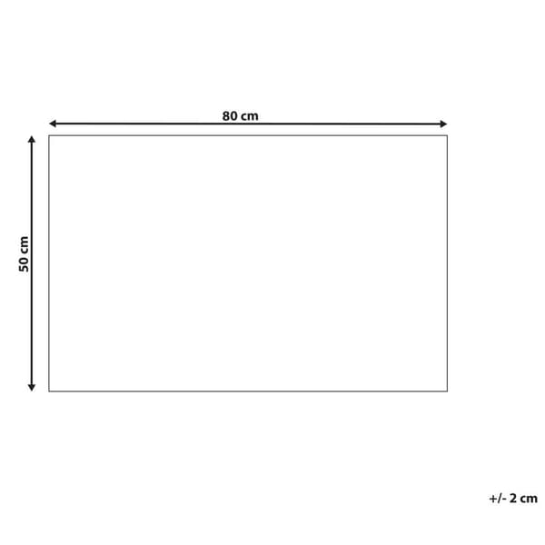 Puuvillainen kylpyhuonematto 50 x 80 cm ruskea ESME Lumarko!