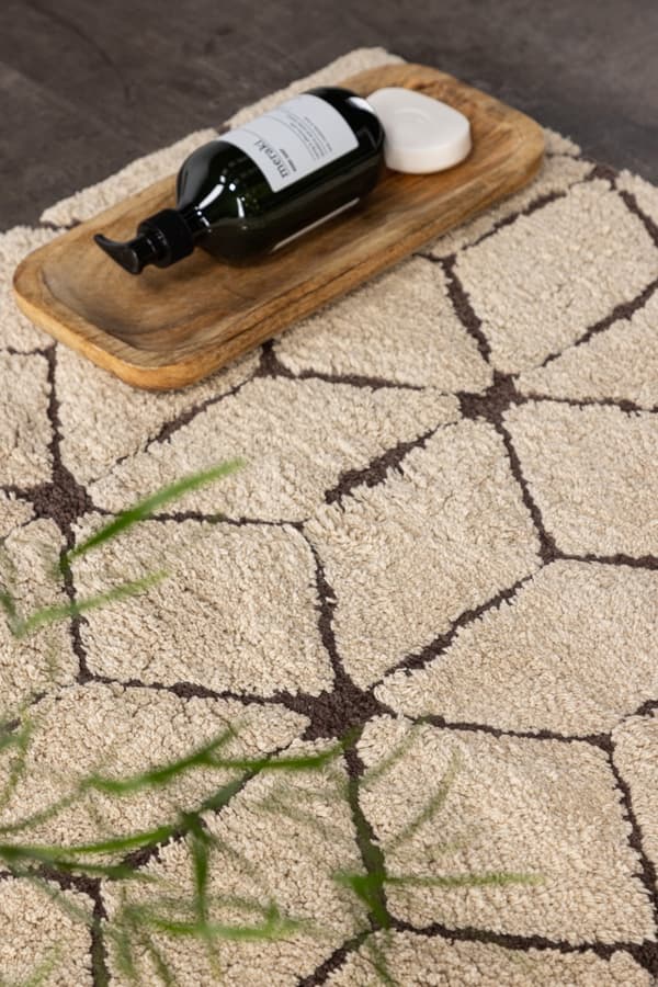 Lovi Beige Badrumsmatta