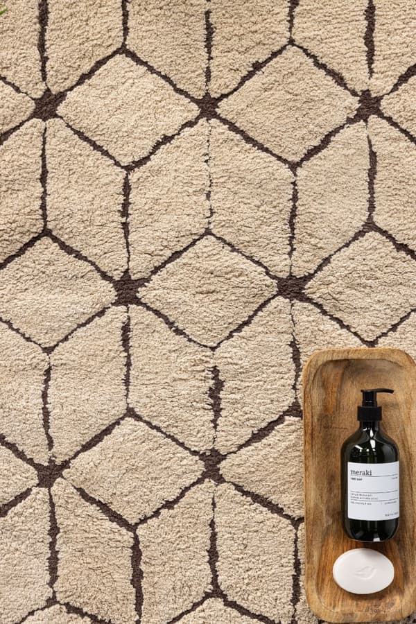 Lovi Beige Badrumsmatta
