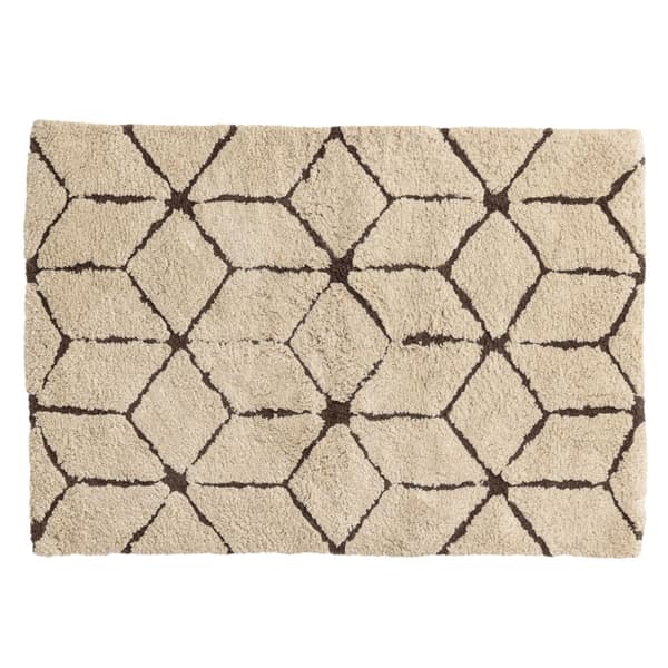 Lovi Beige Badrumsmatta Beige 50x80 cm