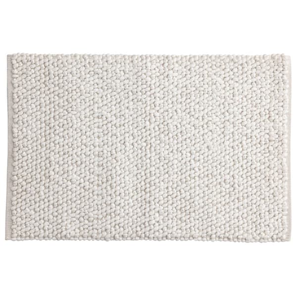 Lumi Vit Badrumsmatta Vit 50x80 cm