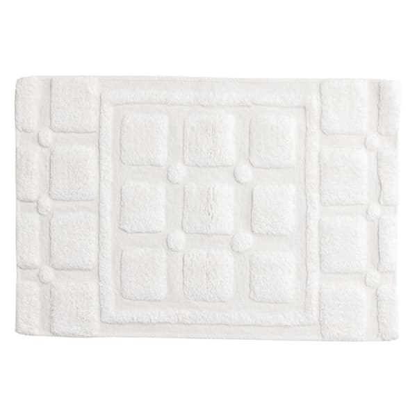 Alae Vit Badrumsmatta Vit 60x90 cm