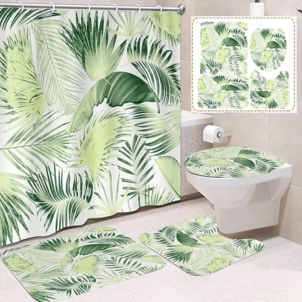 Kylpyverhosetti, ympäristöystävällinen, maalaistyyli,FLR-8
