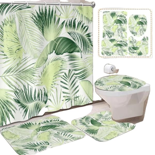 Kylpyverhosetti, ympäristöystävällinen, maalaistyyli,FLR-8