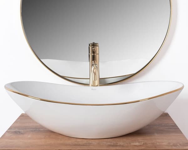 BORDPLADE HÅNDVASK SALG ROYAL GOLD EDGE