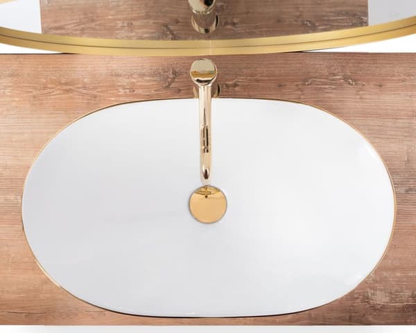 BORDPLADE HÅNDVASK SALG ROYAL GOLD EDGE