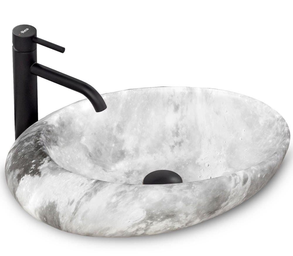 BÄNKSKIVA TVÄTTSTÄLL REA ROXY C STONE L.GREY
