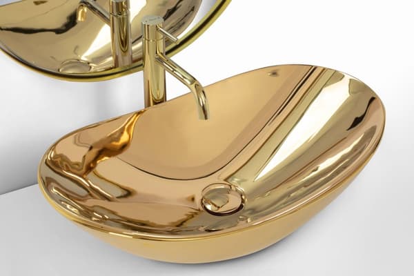 BÄNKSKÅP TVÄTTSTÄLL REA KUNGLIGT GULD