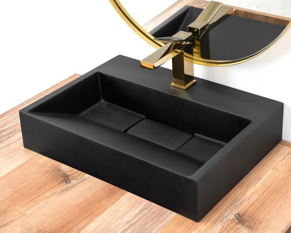 GOYA BLACK MAT CONGLOMERATE SNK 50CM