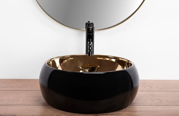 UDSALG LUNA GULD/SORT HÅNDVASK