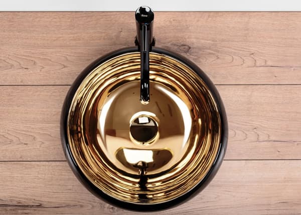 UDSALG LUNA GULD/SORT HÅNDVASK